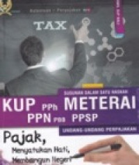 Image of KUP PPh  Meterai PPN PBB PPSP Undang-Undang Perpajakan