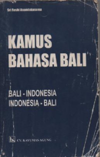 Image of Kamus Bahasa Bali