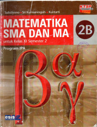 Image of Matematika SMA dan MA untuk Kelas XI Semester 2